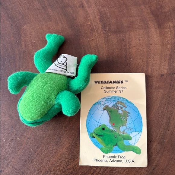 Phoenix frog Weebeanies Collectible Series 1997; cute purse charm or key ring - Picture 4 of 7